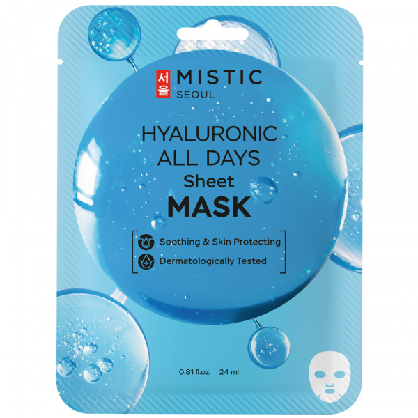 30.Mistic HYALURONIC ALL DAYS Sheet mask Тканевая маска для лица с гиалуроновой кислотой.jpg