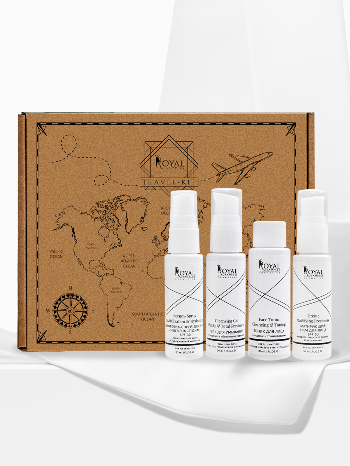 Дорожный набор Royal Samples Travel-Kit - 4 средства