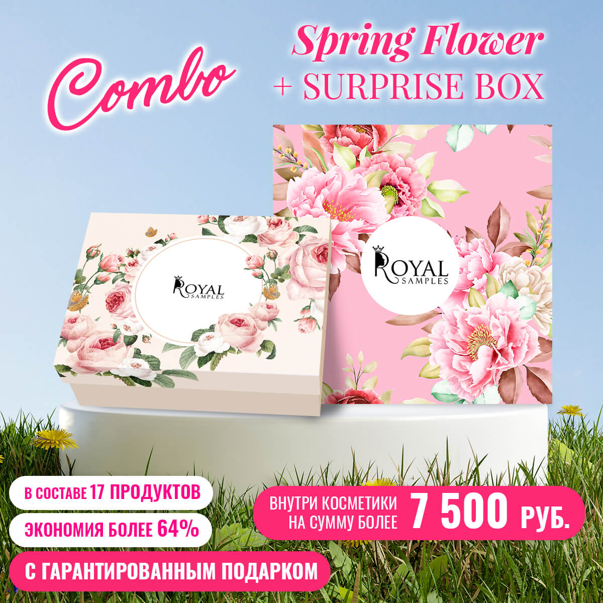 

Combo Spring flower + Surprise Box