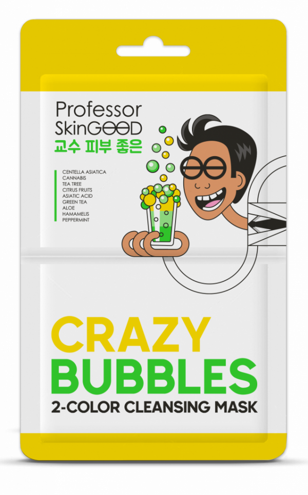 31.Professor SkinGOOD - Professor SkinGOOD Пузырьковая маска Crazy Bubbles 2 Color Cleansing Mask-min.png